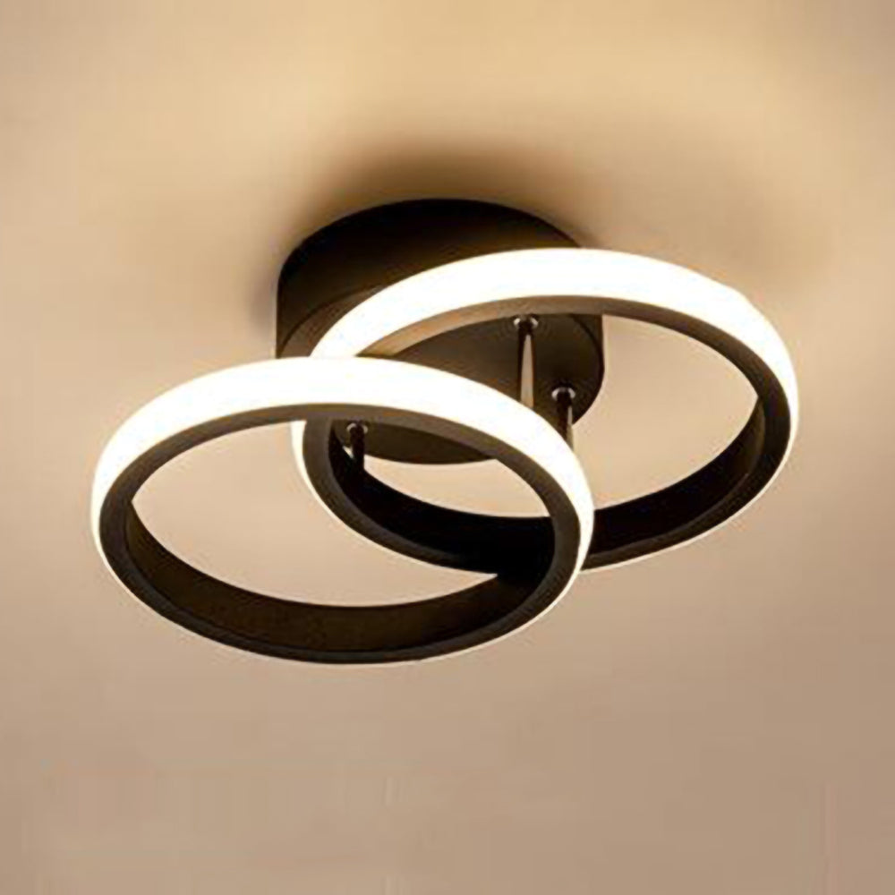 Moderne Witte Metalen LED Plafondlamp | Strak Design voor Woonkamer, Hal of Slaapkamer – WhiteBeam LED
