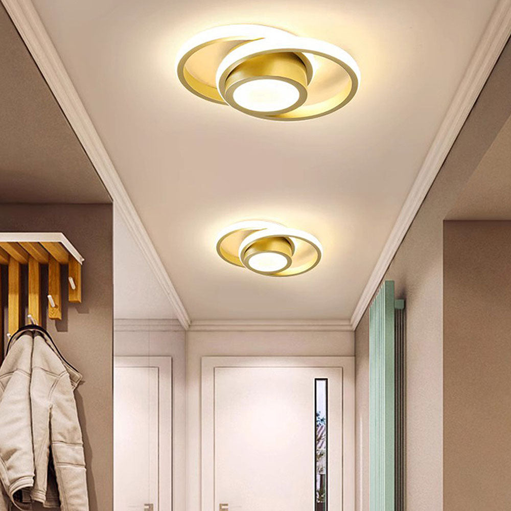 Minimalistische LED Plafondlamp met Dubbele Ring | Modern Design voor Woonkamer of Slaapkamer – TwinHalo LED