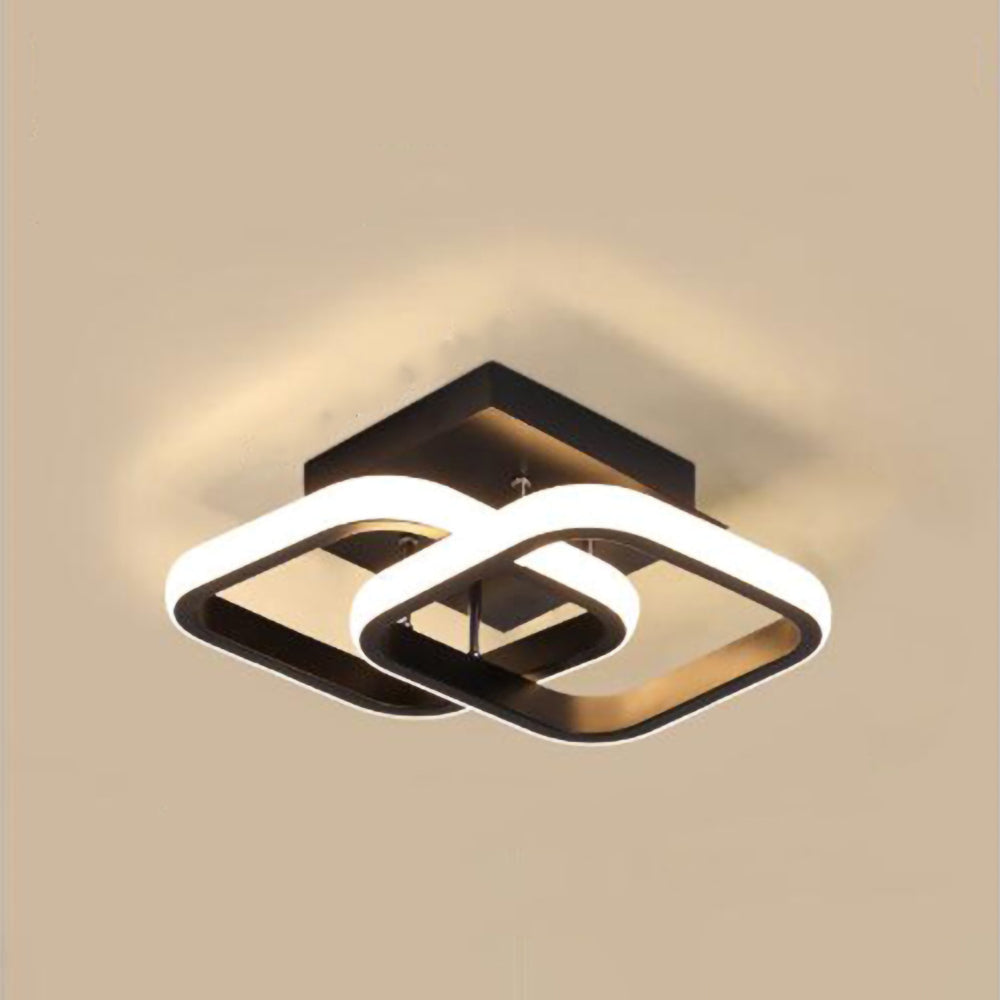 Moderne Witte Metalen LED Plafondlamp | Strak Design voor Woonkamer, Hal of Slaapkamer – WhiteBeam LED