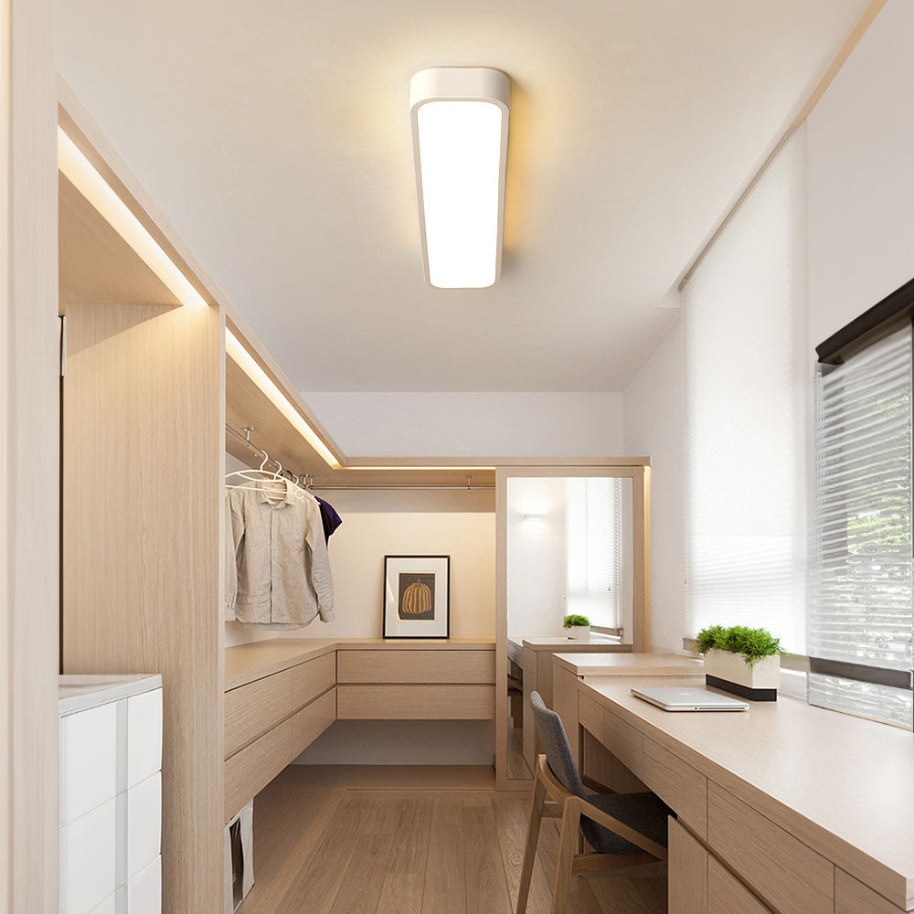 Moderne Scandinavische LED Plafondlamp | Minimalistisch Langwerpig Design voor Woonkamer of Eetkamer – NordiLine LED