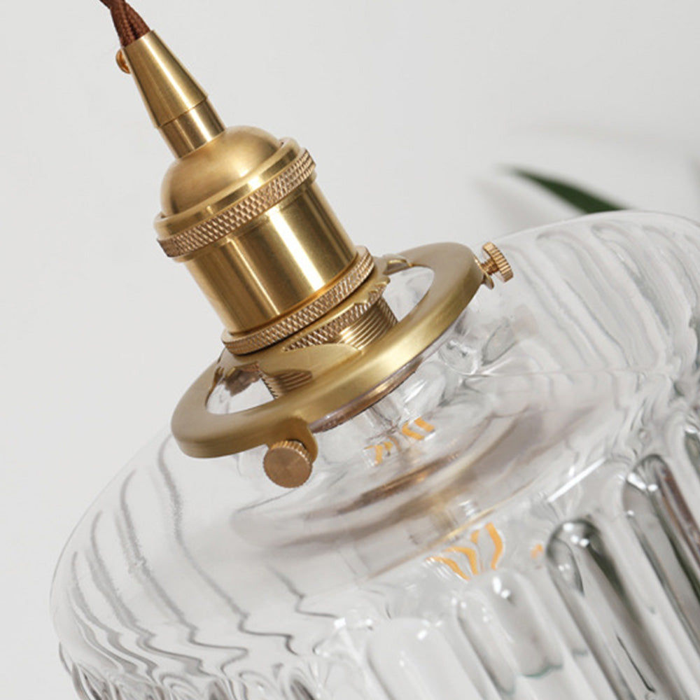 Vintage Cilindervormige Glazen Hanglamp | Elegante Retro Pendellamp voor Eettafel of Hal – GlassCyl Vintage
