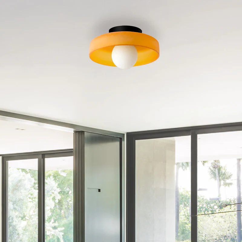 Moderne Ronde Flush Plafondlamp | Strakke LED Keukenlamp voor Plafondmontage – CleanCircle LED