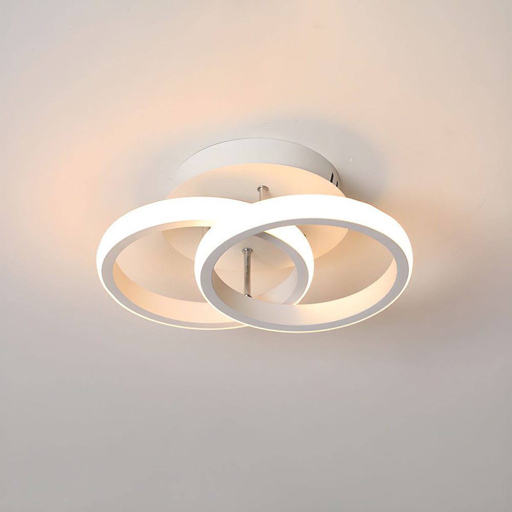 Moderne Witte Metalen LED Plafondlamp | Strak Design voor Woonkamer, Hal of Slaapkamer – WhiteBeam LED