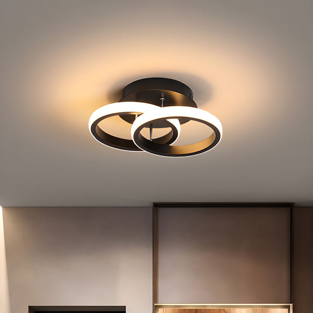 Moderne Witte Metalen LED Plafondlamp | Strak Design voor Woonkamer, Hal of Slaapkamer – WhiteBeam LED