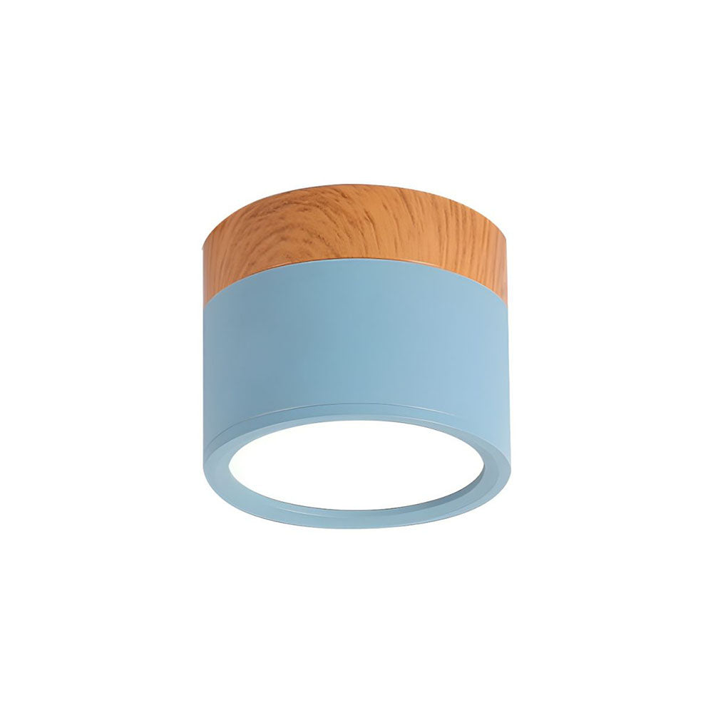 Kleine Cilinder Plafondlamp | Moderne Flush Mount Lamp voor Hal, Toilet of Overloop – MiniTube Ceiling Light