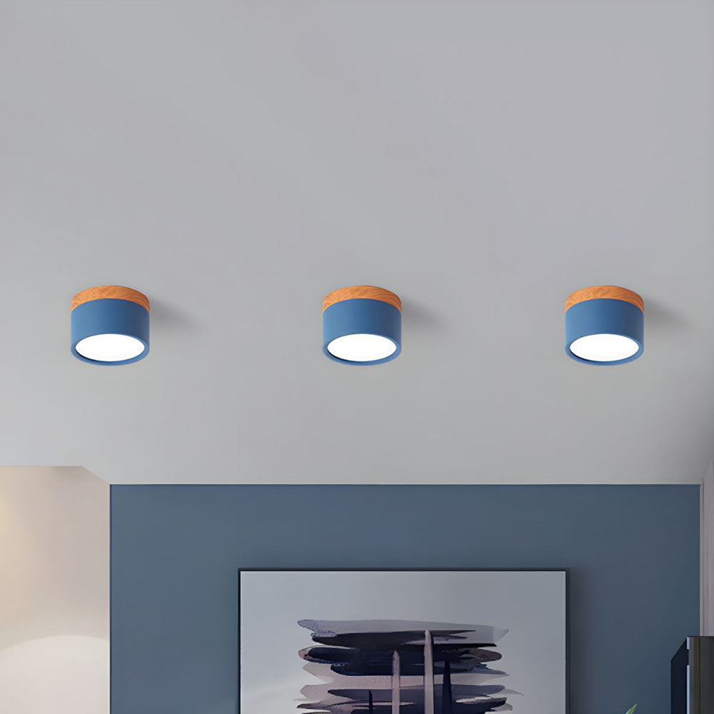 Kleine Cilinder Plafondlamp | Moderne Flush Mount Lamp voor Hal, Toilet of Overloop – MiniTube Ceiling Light