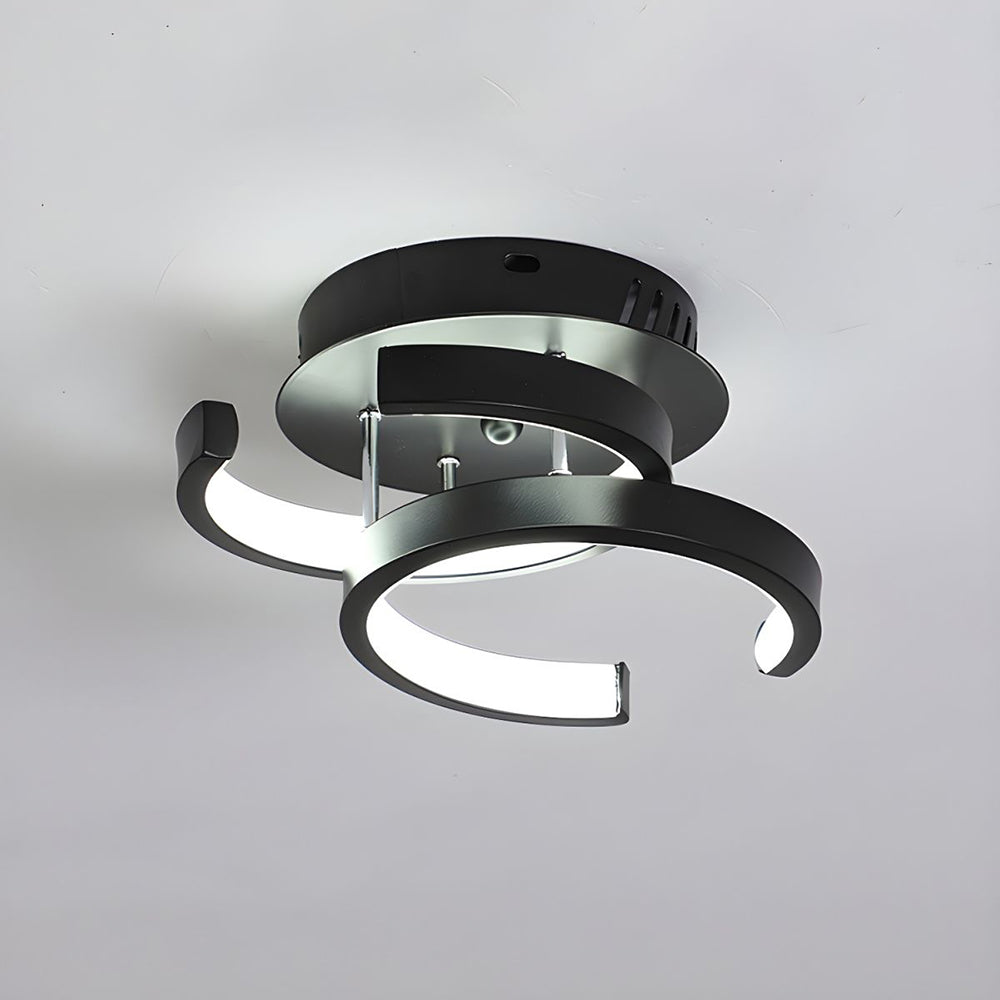 Moderne Witte Metalen LED Plafondlamp | Strak Design voor Woonkamer, Hal of Slaapkamer – WhiteBeam LED