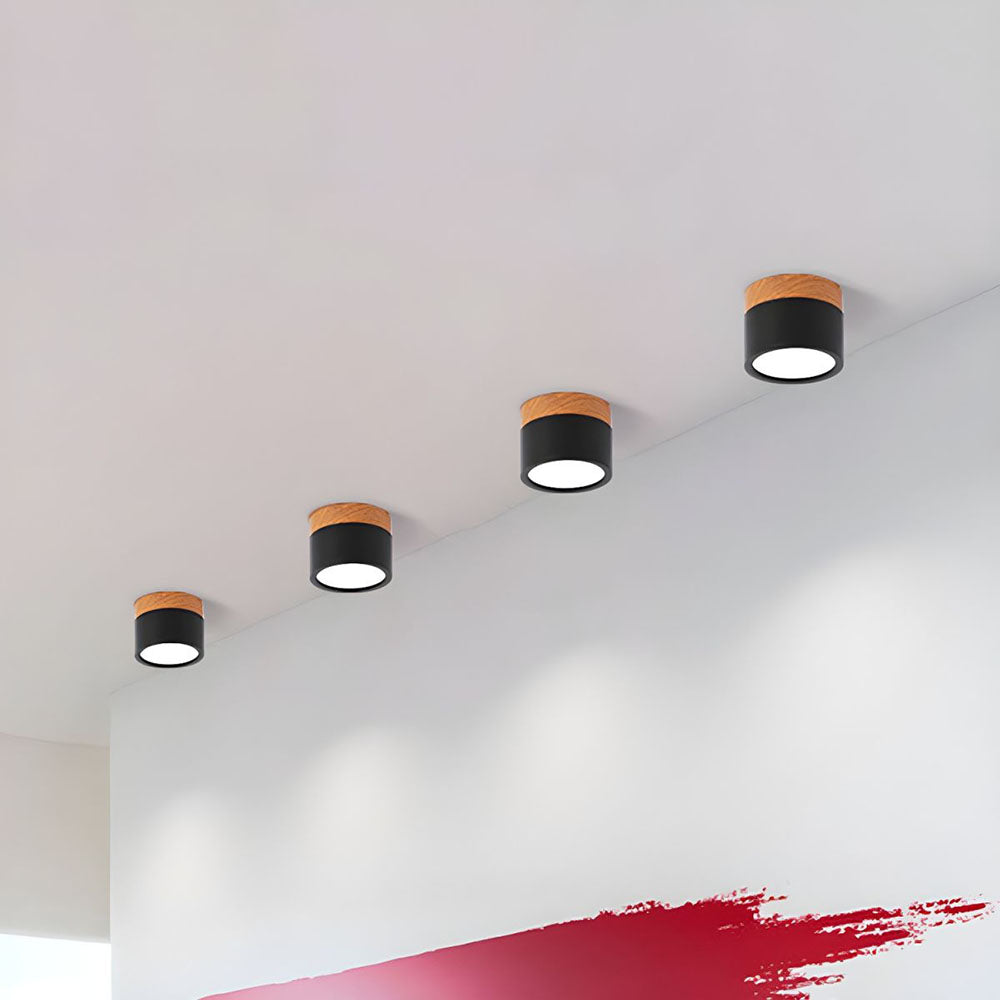 Kleine Cilinder Plafondlamp | Moderne Flush Mount Lamp voor Hal, Toilet of Overloop – MiniTube Ceiling Light