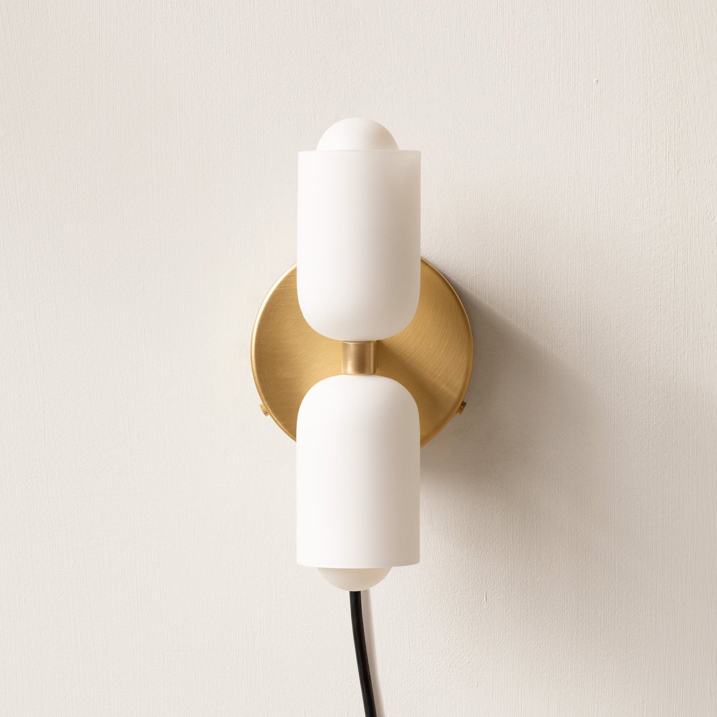 Moderne Dubbele Wandlamp | LED Up & Down Wall Sconce voor Slaapkamer, Hal of Woonkamer – DuoBeam Wall Light