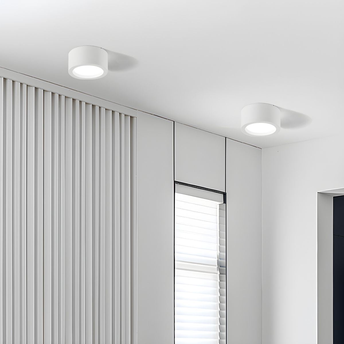 Scandinavische Opbouw Plafondlamp | Moderne Flush LED Verlichting voor Binnen – NordicBeam