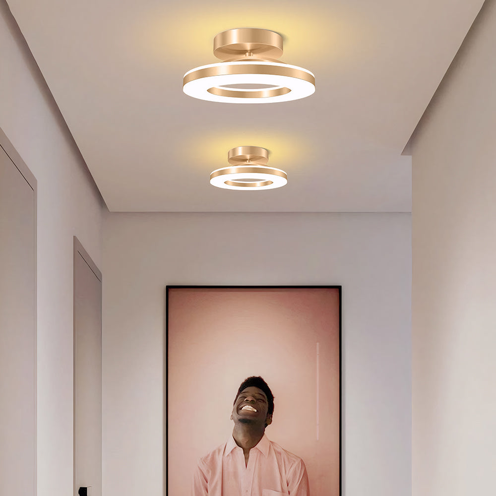 Moderne IJzeren LED Plafondlamp | Stijlvolle Verlichting voor Hal, Gang of Overloop – IronGlow Hall Light