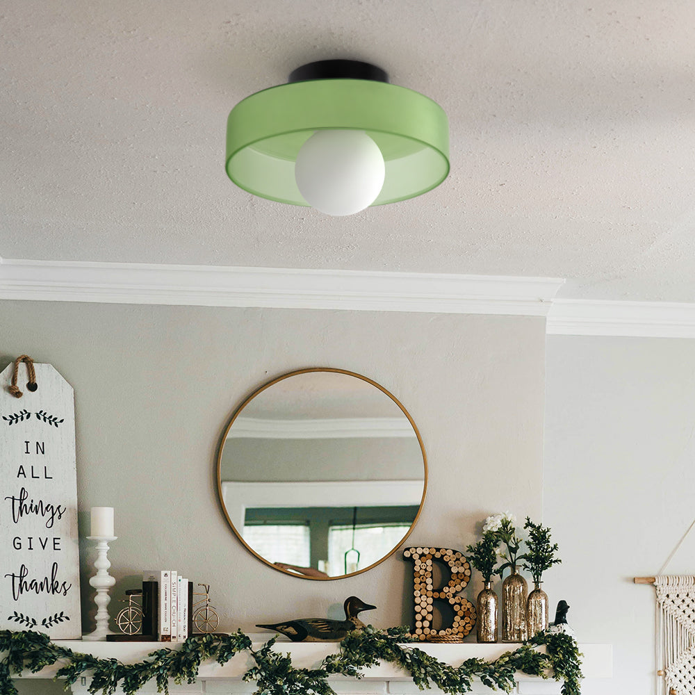 Moderne Ronde Flush Plafondlamp | Strakke LED Keukenlamp voor Plafondmontage – CleanCircle LED