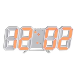Moderne 3D LED Digitale Wandklok | Grote Dimbare Klok met Tijd-, Datum- en Temperatuurweergave – TimeView 3D