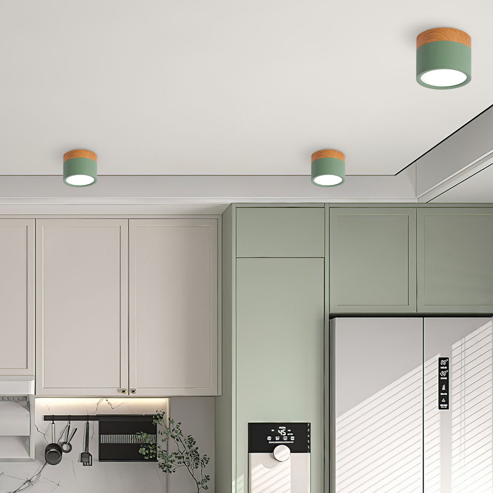 Kleine Cilinder Plafondlamp | Moderne Flush Mount Lamp voor Hal, Toilet of Overloop – MiniTube Ceiling Light