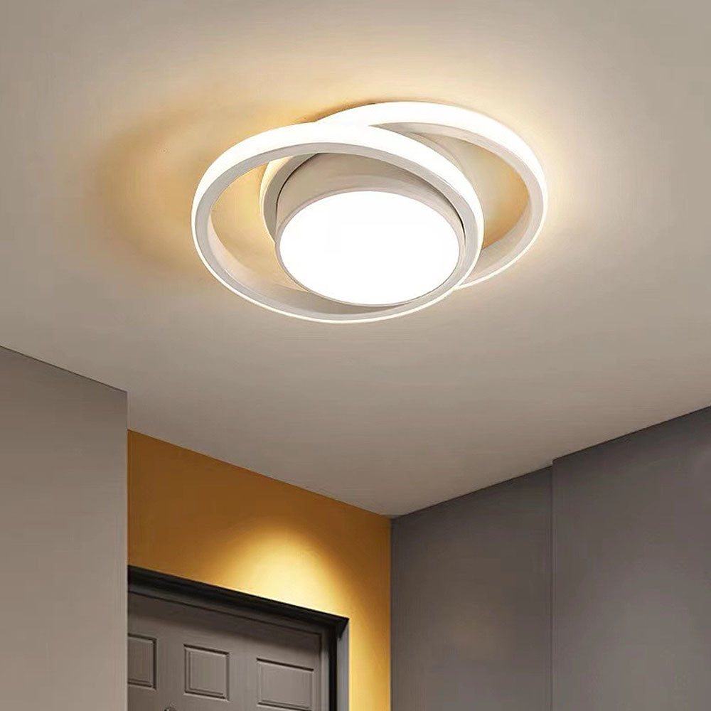 Minimalistische LED Plafondlamp met Dubbele Ring | Modern Design voor Woonkamer of Slaapkamer – TwinHalo LED