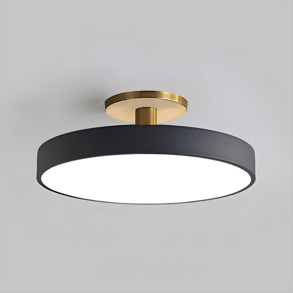 Eenvoudige Ronde Flush Plafondlamp | Minimalistisch LED Design voor Woonkamer of Hal – SimplicityGlow