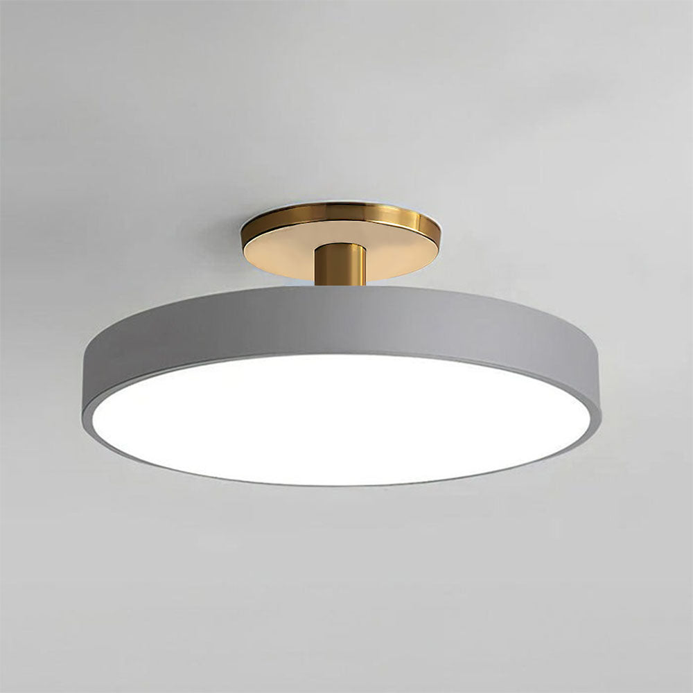 Eenvoudige Ronde Flush Plafondlamp | Minimalistisch LED Design voor Woonkamer of Hal – SimplicityGlow