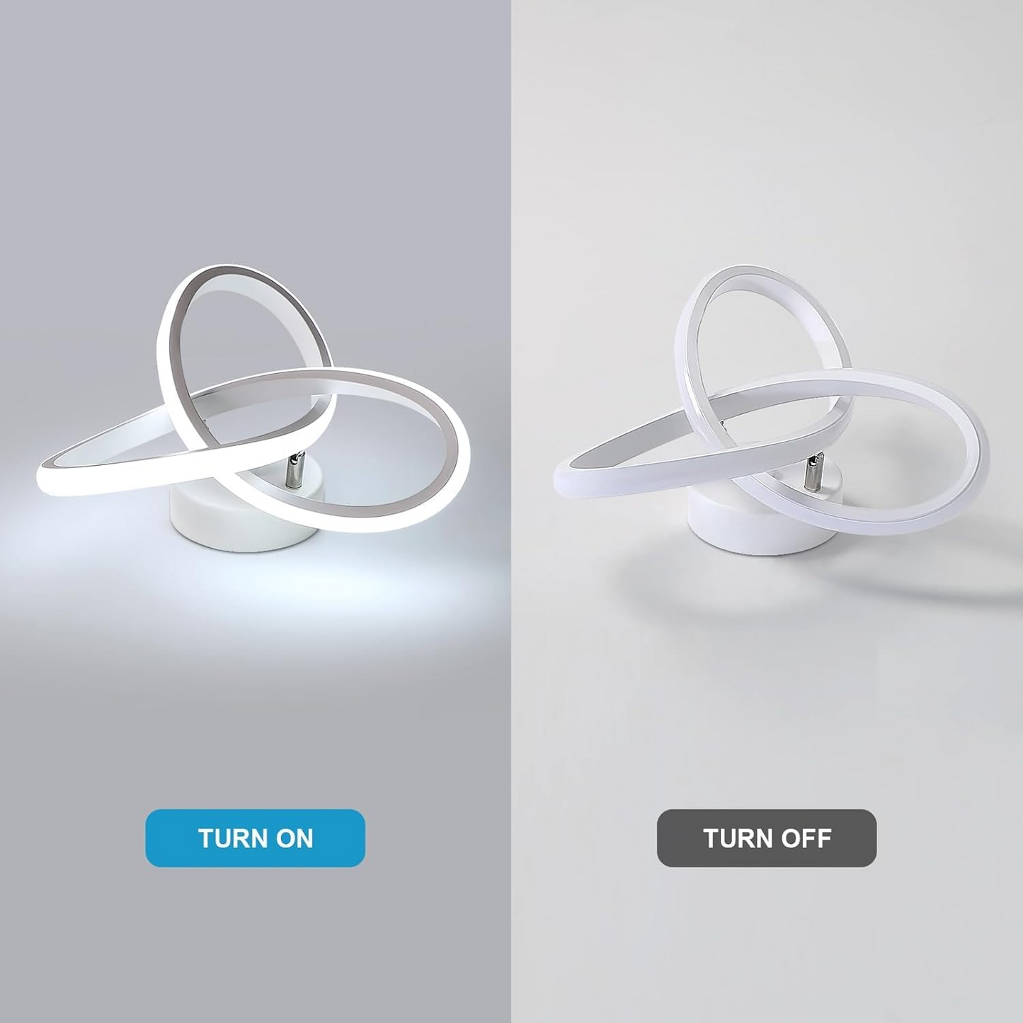 Moderne Witte Metalen LED Plafondlamp | Strak Design voor Woonkamer, Hal of Slaapkamer – WhiteBeam LED