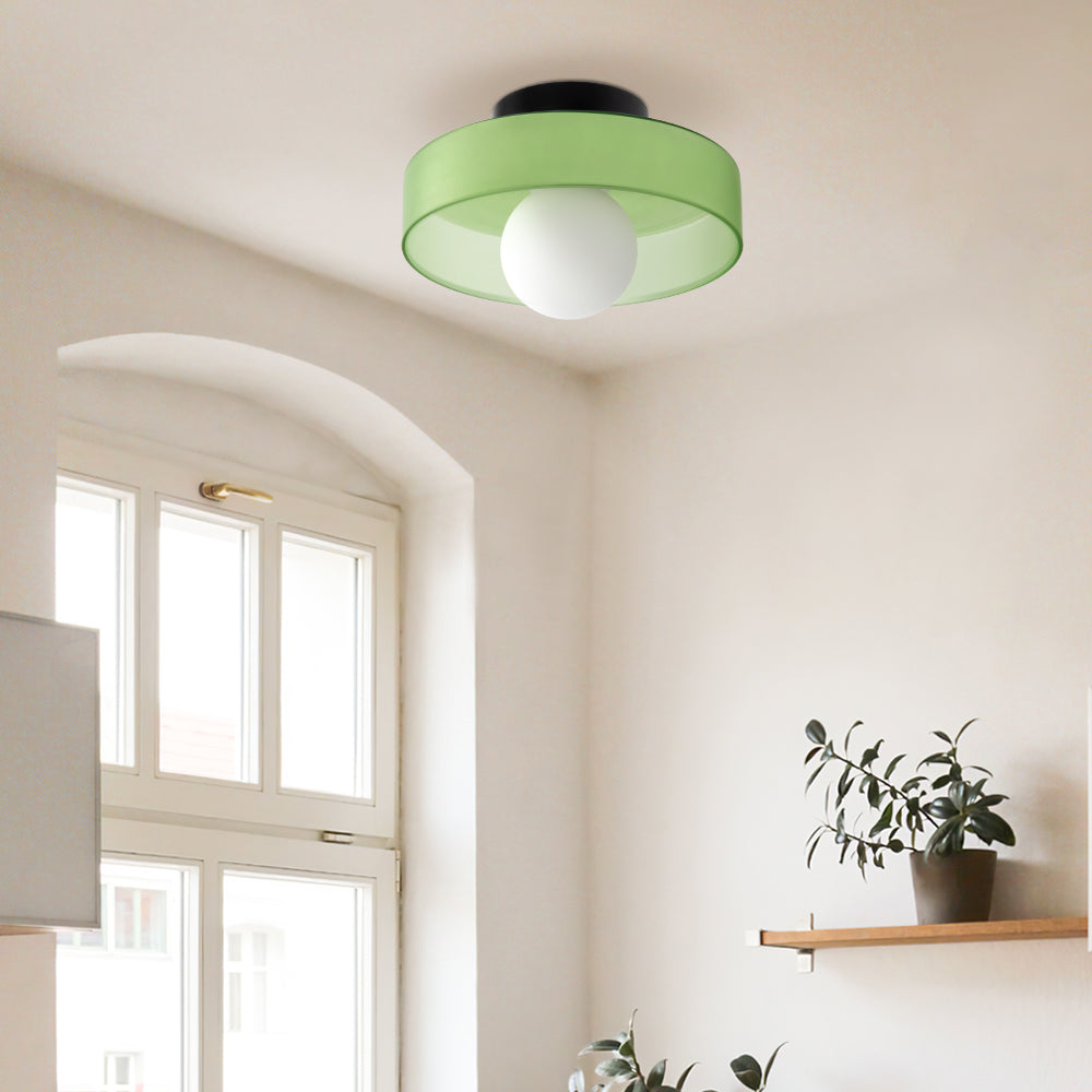 Moderne Ronde Flush Plafondlamp | Strakke LED Keukenlamp voor Plafondmontage – CleanCircle LED