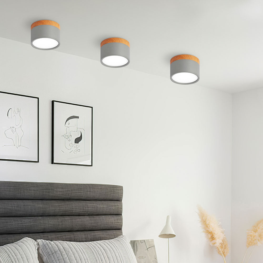 Kleine Cilinder Plafondlamp | Moderne Flush Mount Lamp voor Hal, Toilet of Overloop – MiniTube Ceiling Light