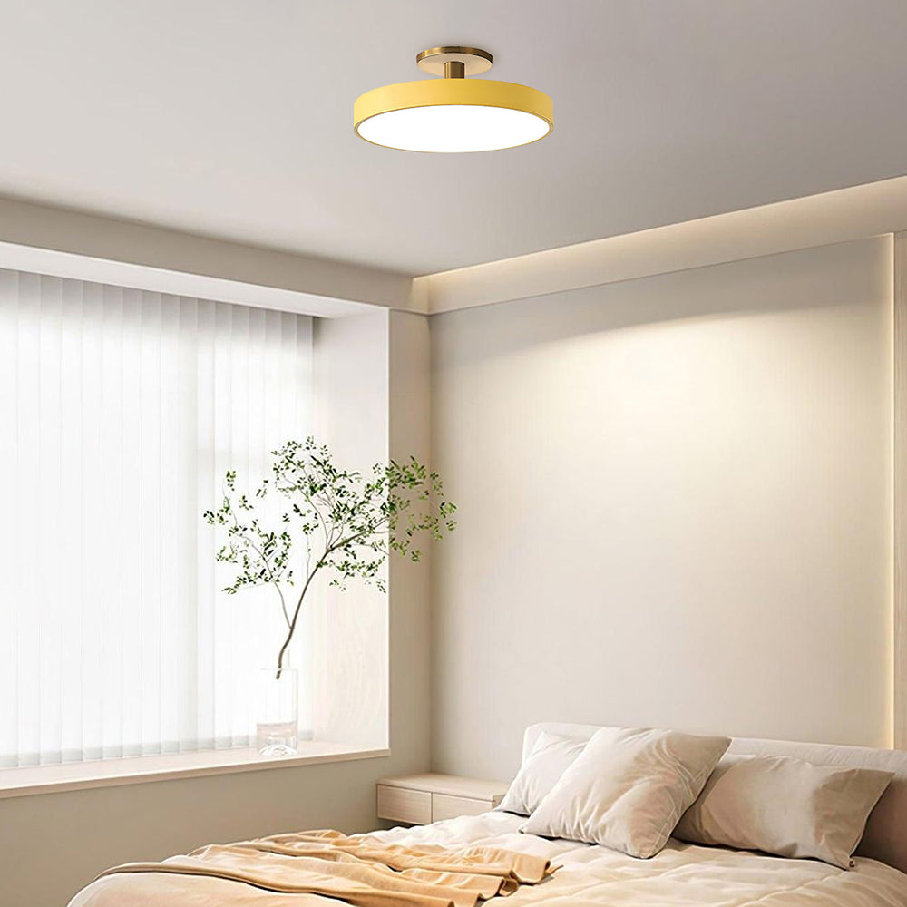 Eenvoudige Ronde Flush Plafondlamp | Minimalistisch LED Design voor Woonkamer of Hal – SimplicityGlow