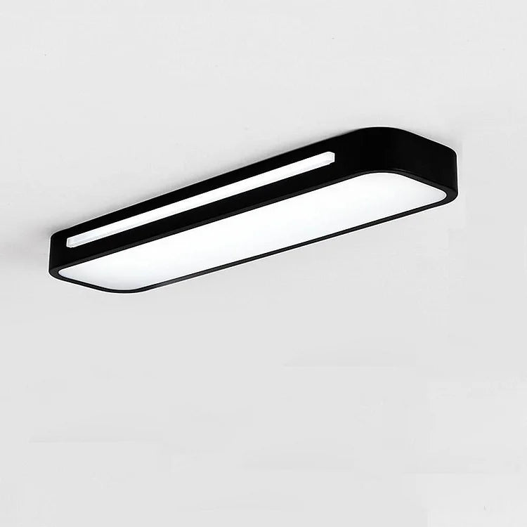 Moderne Scandinavische LED Plafondlamp | Minimalistisch Langwerpig Design voor Woonkamer of Eetkamer – NordiLine LED