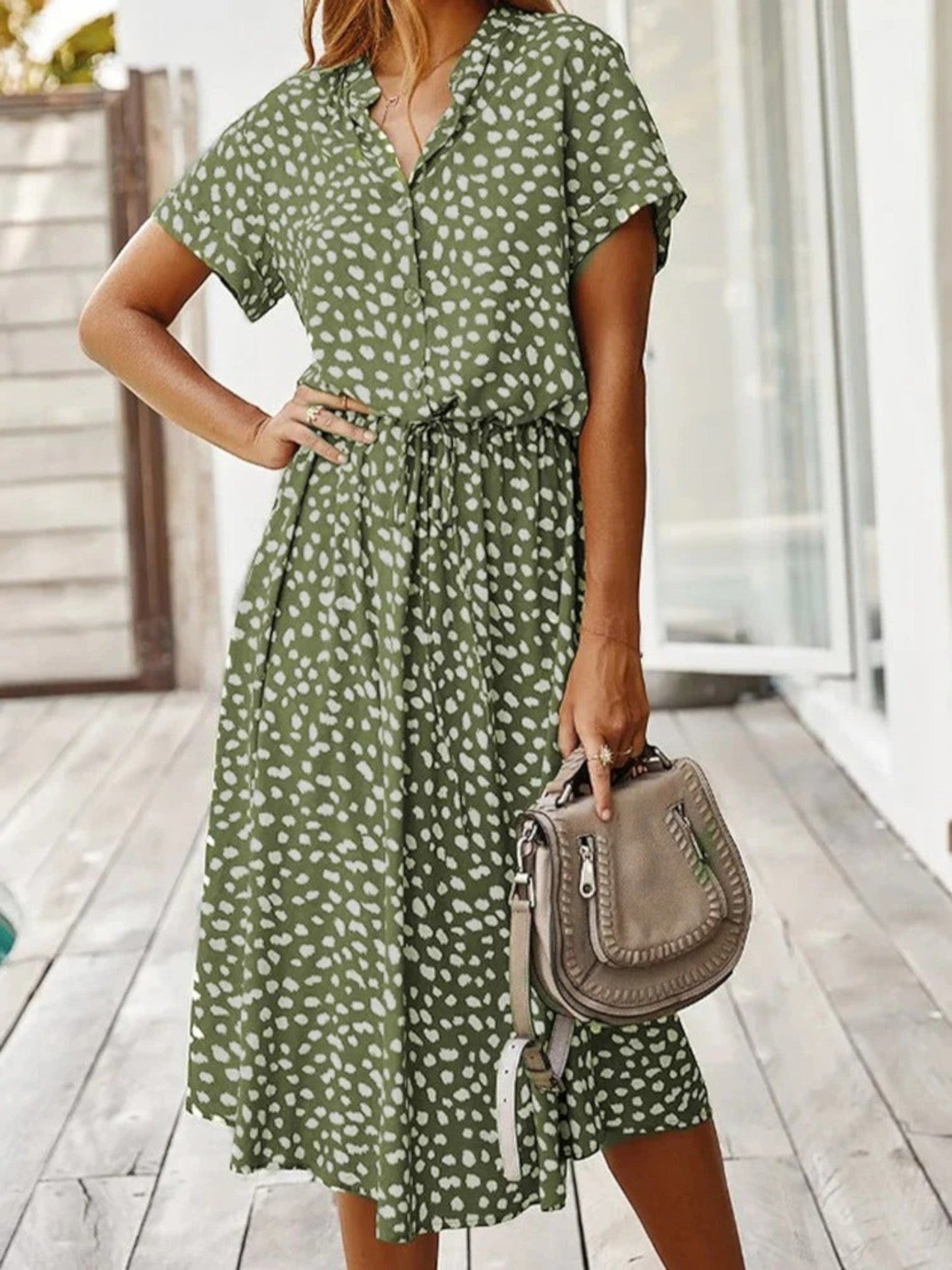 Zomerjurk met Print – Luchtig en Comfortabel voor Warme Dagen – Selina