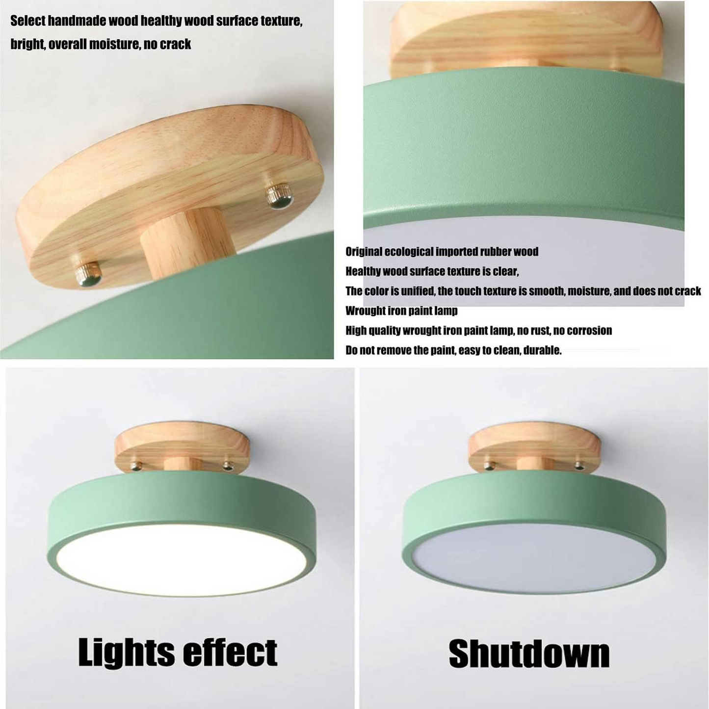 Kleurrijke LED Plafondlamp | Semi-Flush Design voor Kinderkamer of Speelse Interieurs – ColorBeam LED