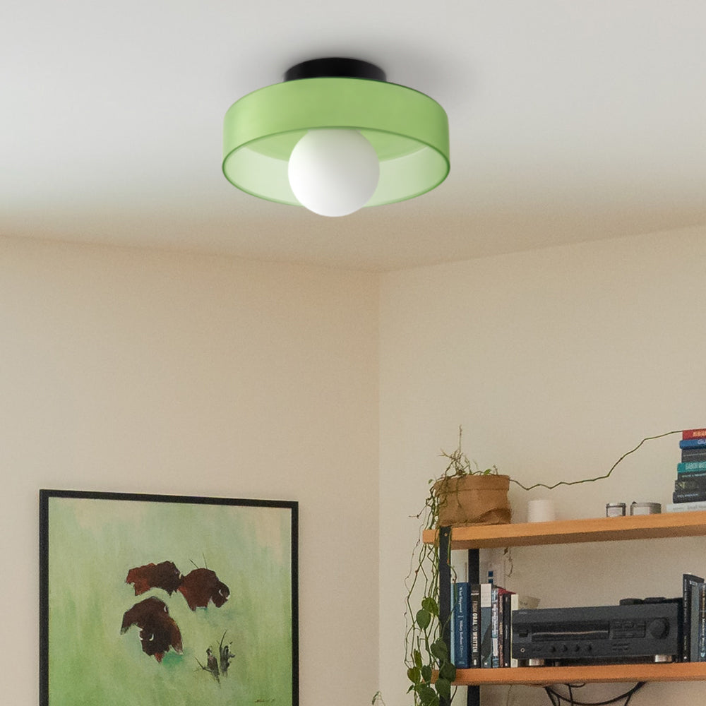 Moderne Ronde Flush Plafondlamp | Strakke LED Keukenlamp voor Plafondmontage – CleanCircle LED
