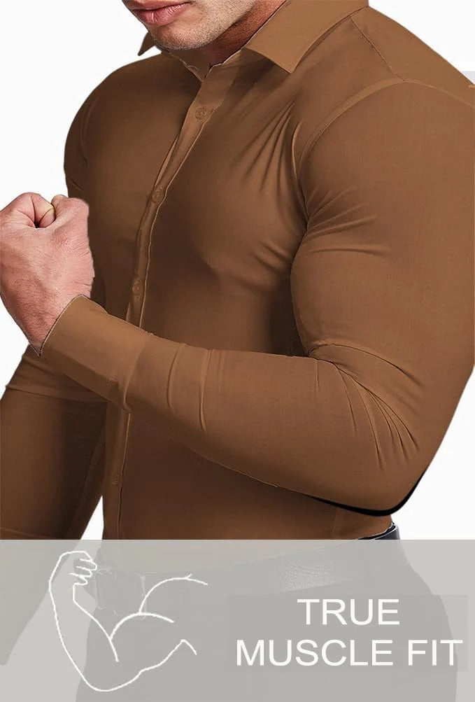 David – Slim Fit Herenoverhemd Voorjaar 2025 | Strijkvrij en Elegant Design