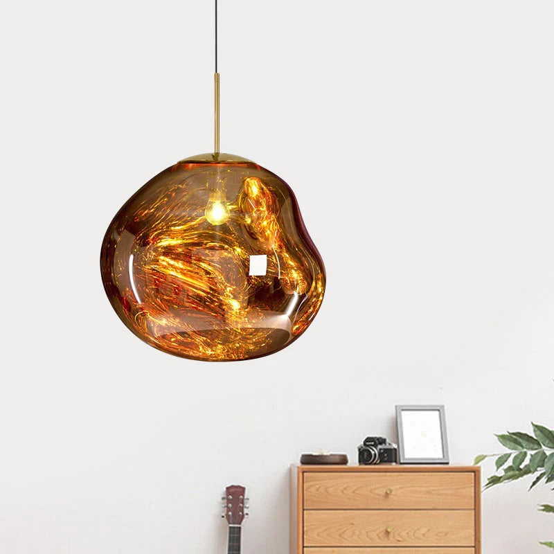 LunaLux Plafondlamp van Glas | Moderne Designlamp voor Woonkamer of Hal