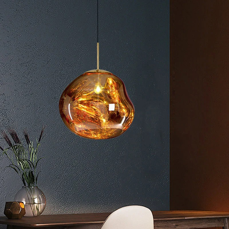 LunaLux Plafondlamp van Glas | Moderne Designlamp voor Woonkamer of Hal