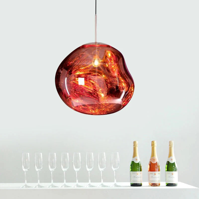 LunaLux Plafondlamp van Glas | Moderne Designlamp voor Woonkamer of Hal