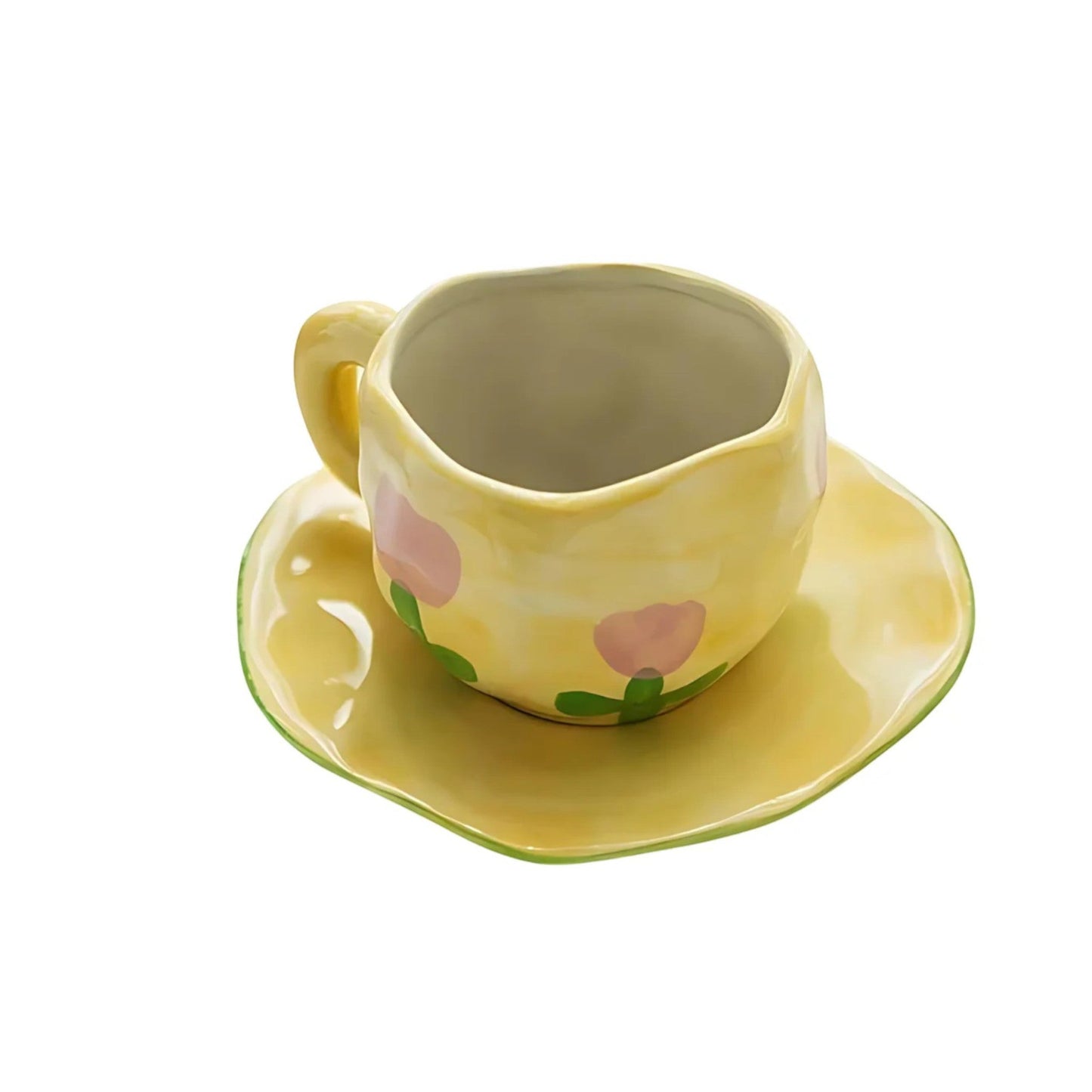Ambachtelijke Keramische Beker met Elegant Design – The Crafted Mug