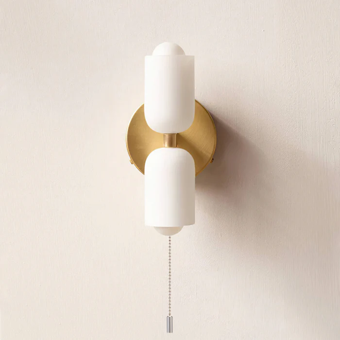 Moderne Dubbele Wandlamp | LED Up & Down Wall Sconce voor Slaapkamer, Hal of Woonkamer – DuoBeam Wall Light