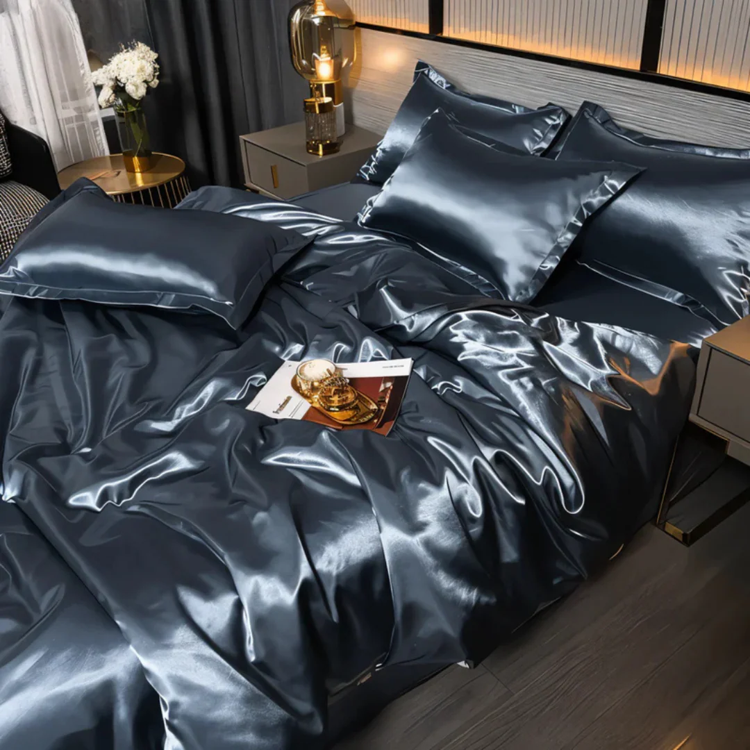 Luxe Zijde Bedovertrek | Ademend en Zijdezacht Dekbedovertrek voor Ultiem Slaapcomfort – SilkEase Set