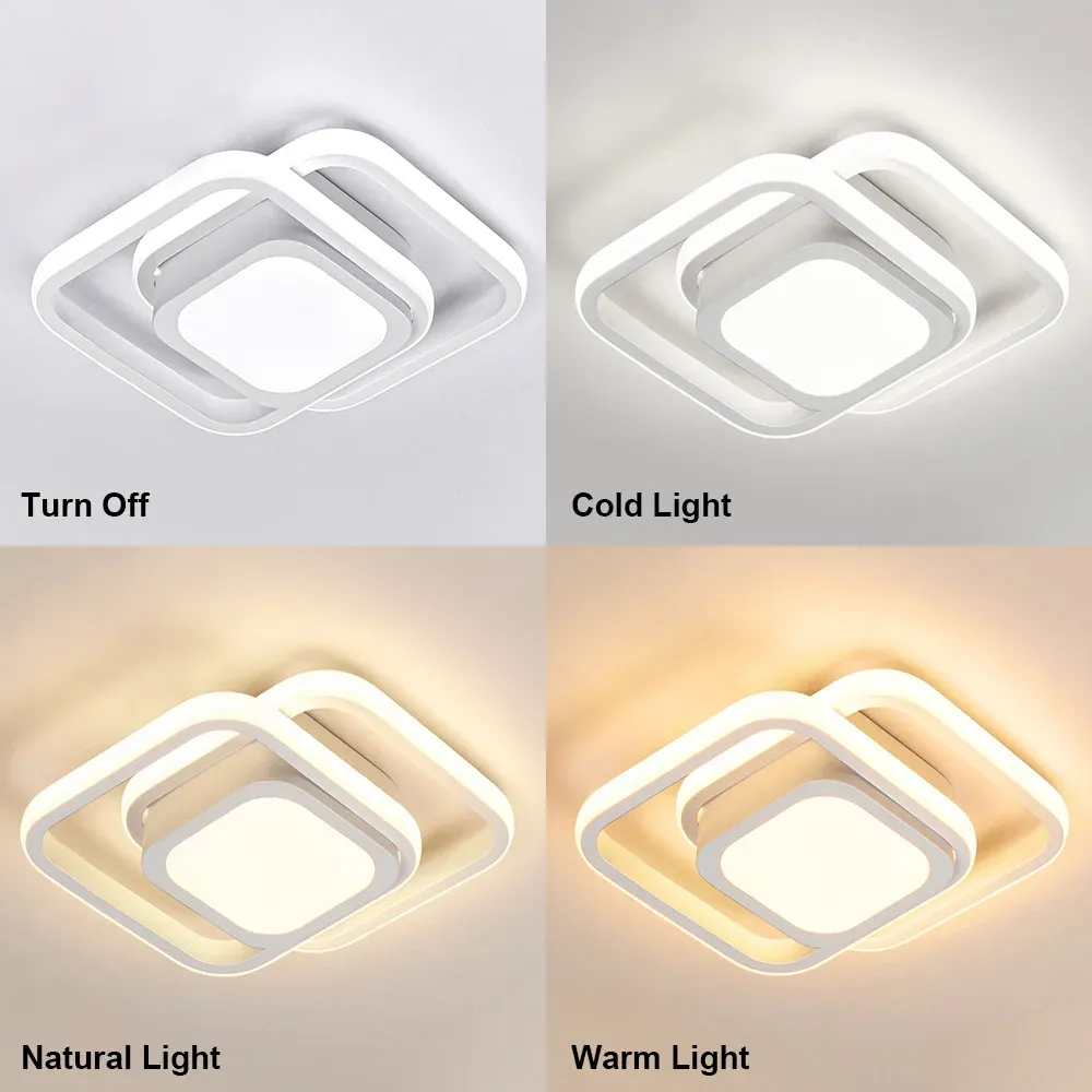 Minimalistische LED Plafondlamp met Dubbele Ring | Modern Design voor Woonkamer of Slaapkamer – TwinHalo LED
