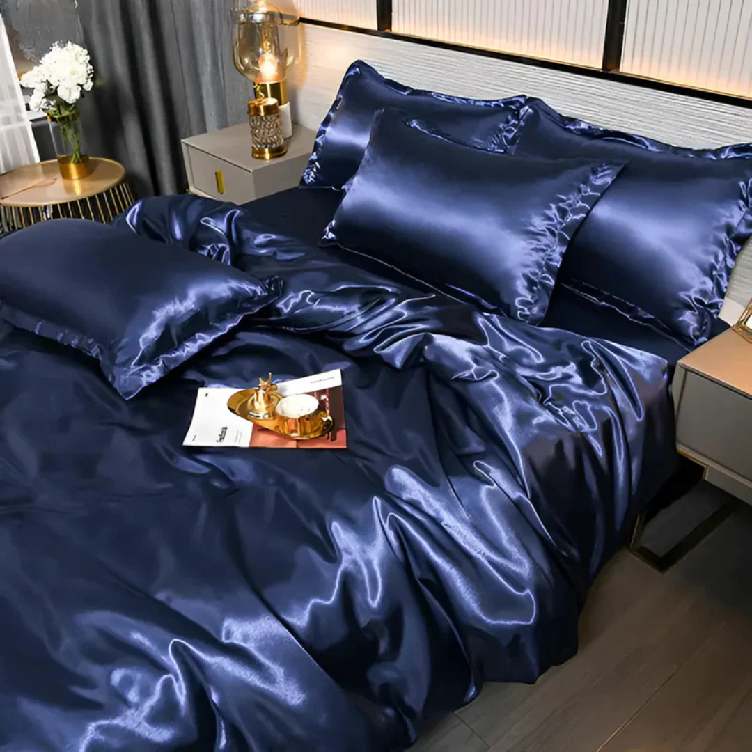 Luxe Zijde Bedovertrek | Ademend en Zijdezacht Dekbedovertrek voor Ultiem Slaapcomfort – SilkEase Set