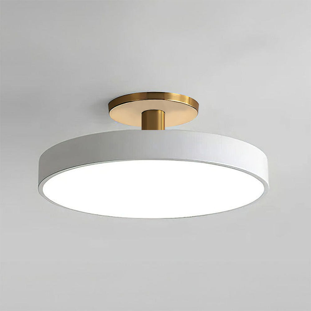 Eenvoudige Ronde Flush Plafondlamp | Minimalistisch LED Design voor Woonkamer of Hal – SimplicityGlow