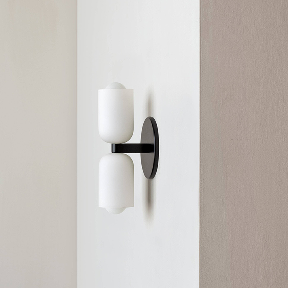 Moderne Dubbele Wandlamp | LED Up & Down Wall Sconce voor Slaapkamer, Hal of Woonkamer – DuoBeam Wall Light