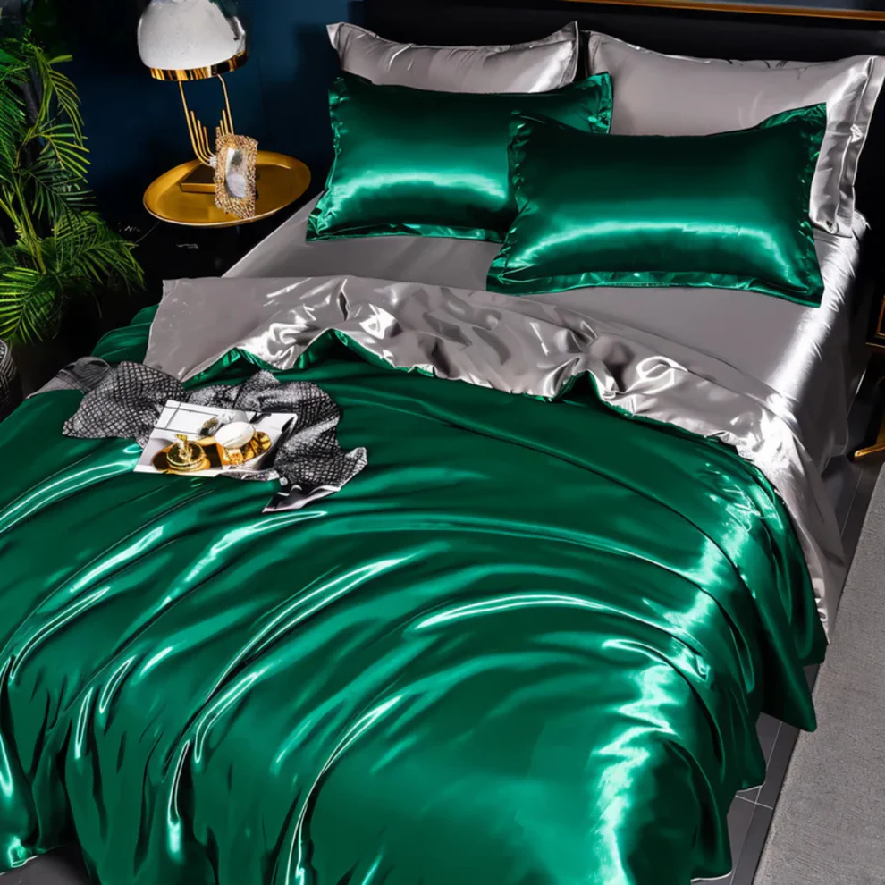 Luxe Zijde Bedovertrek | Ademend en Zijdezacht Dekbedovertrek voor Ultiem Slaapcomfort – SilkEase Set