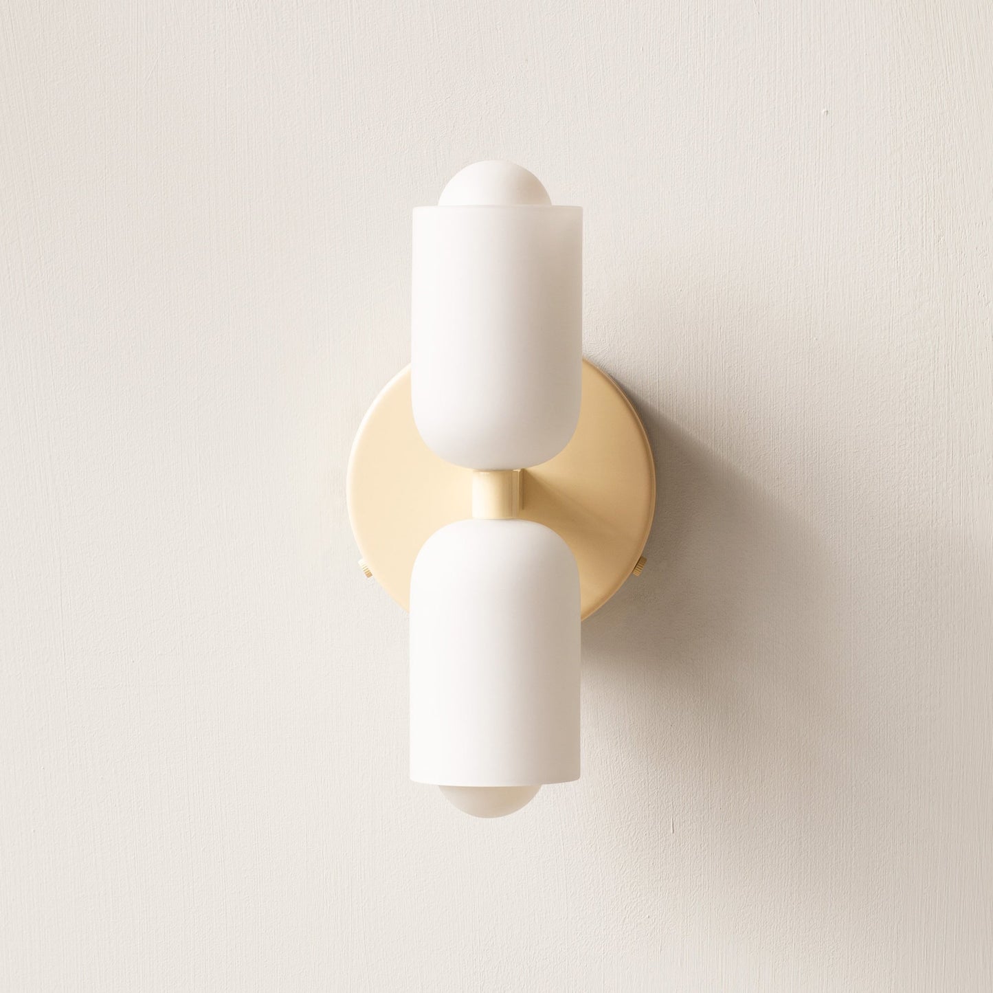 Moderne Dubbele Wandlamp | LED Up & Down Wall Sconce voor Slaapkamer, Hal of Woonkamer – DuoBeam Wall Light