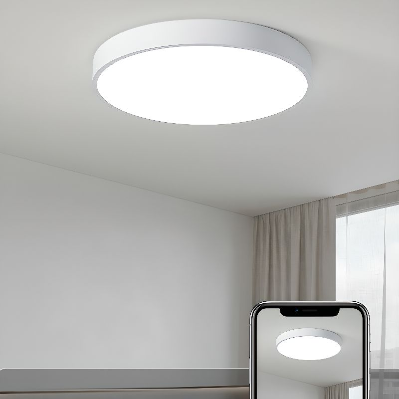 Ronde LED Plafondlamp | Strak Flush Mount Design voor Slaapkamer, Hal of Woonkamer – LumaRing LED
