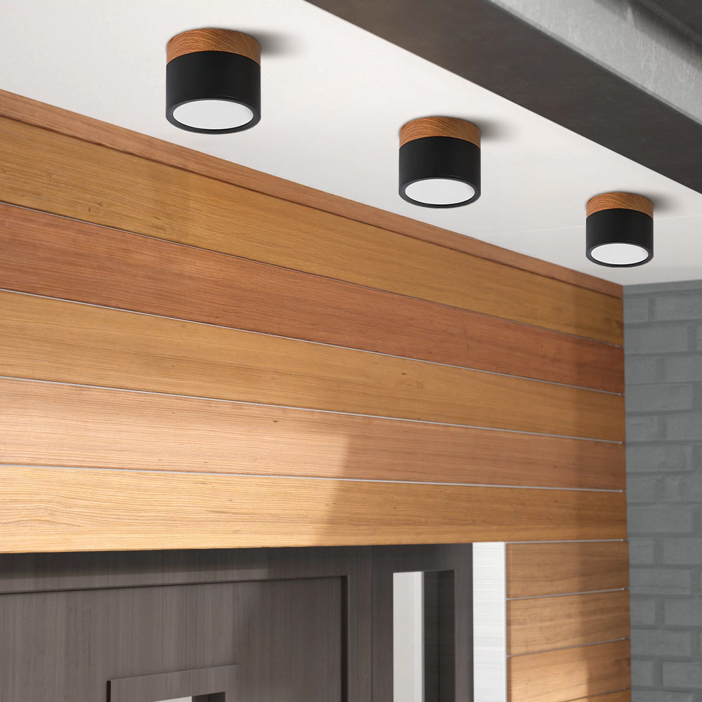 Kleine Cilinder Plafondlamp | Moderne Flush Mount Lamp voor Hal, Toilet of Overloop – MiniTube Ceiling Light