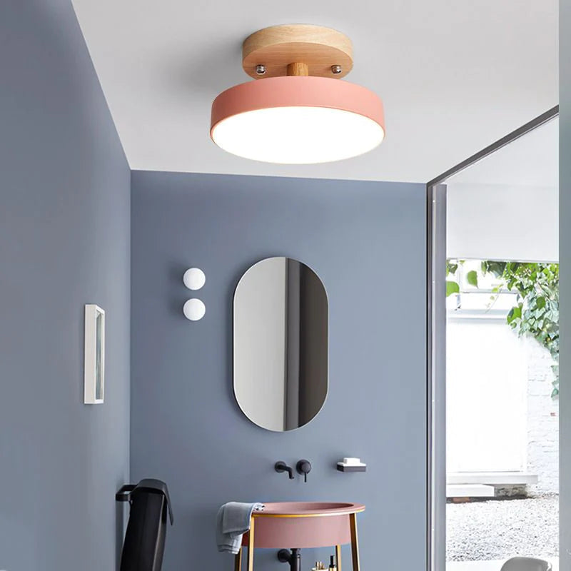 Kleurrijke LED Plafondlamp | Semi-Flush Design voor Kinderkamer of Speelse Interieurs – ColorBeam LED
