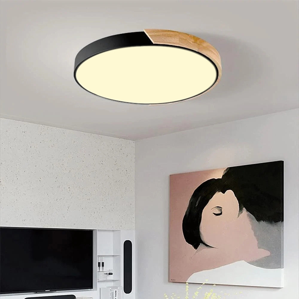 Kleurrijke Ronde LED Plafondlamp | Eenvoudig Modern Design voor Kinderkamer of Speelruimte – ColorGlow LED