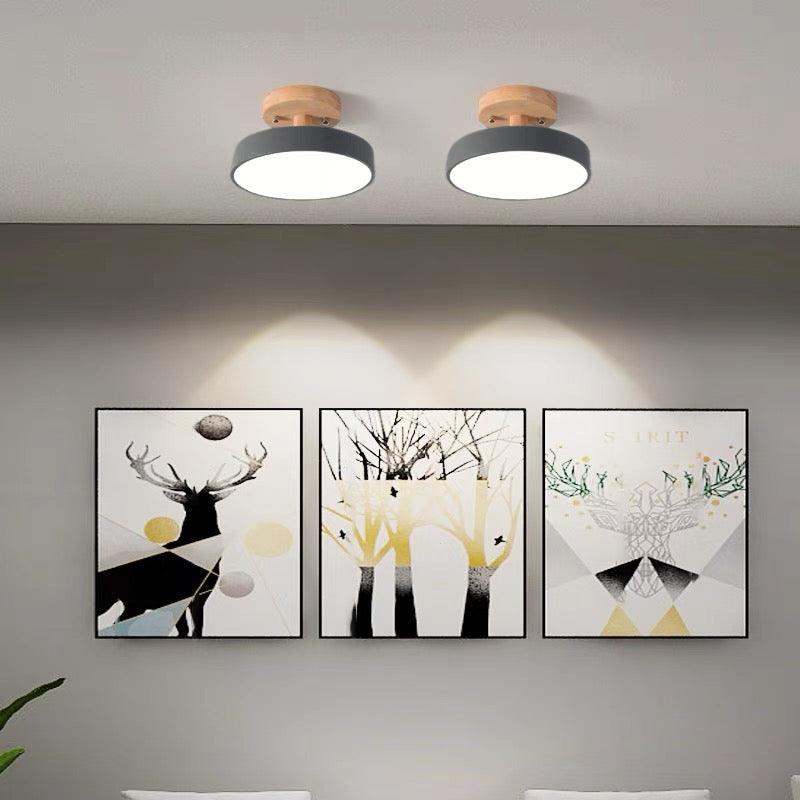 Kleurrijke LED Plafondlamp | Semi-Flush Design voor Kinderkamer of Speelse Interieurs – ColorBeam LED