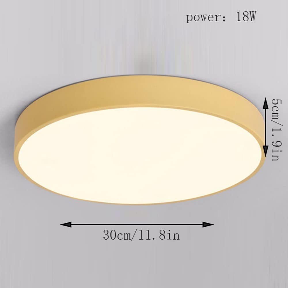 Ronde LED Plafondlamp | Strak Flush Mount Design voor Slaapkamer, Hal of Woonkamer – LumaRing LED
