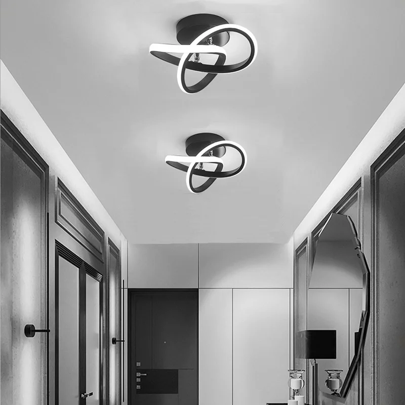 Moderne Witte Metalen LED Plafondlamp | Strak Design voor Woonkamer, Hal of Slaapkamer – WhiteBeam LED
