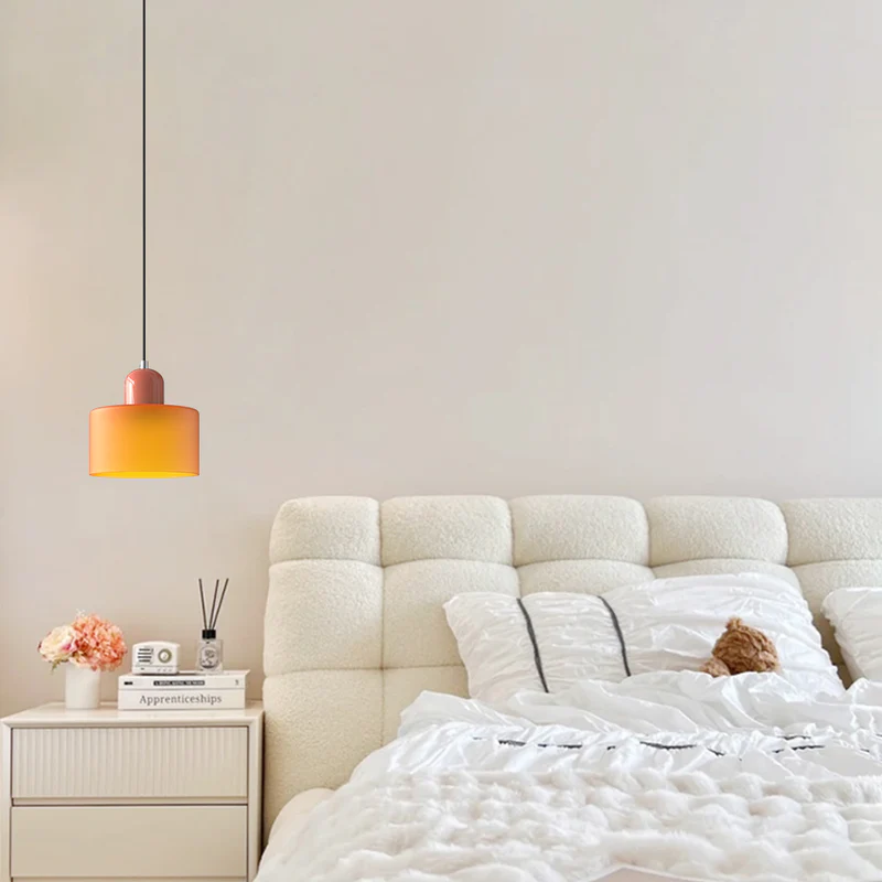 Kleine Bauhaus Glazen Hanglamp | Artistieke Designlamp voor Keukeneiland of Bar – BauArt Pendant
